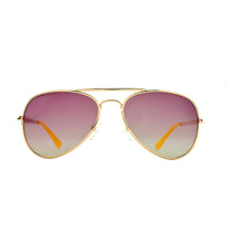 Load image into Gallery viewer, Winkniks Brushed Rose &amp; Gradient Lanes Sunglasses - Emmett
