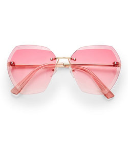 Pink Sadie Square Sunglasses