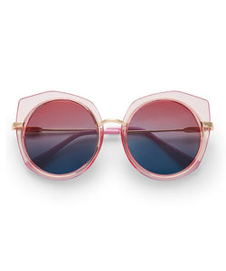 Pink Cher Round Sunglasses
